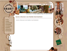 Tablet Screenshot of granitdestillerie.at